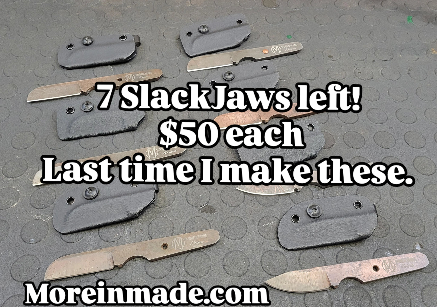 Slackjaw prybar knives