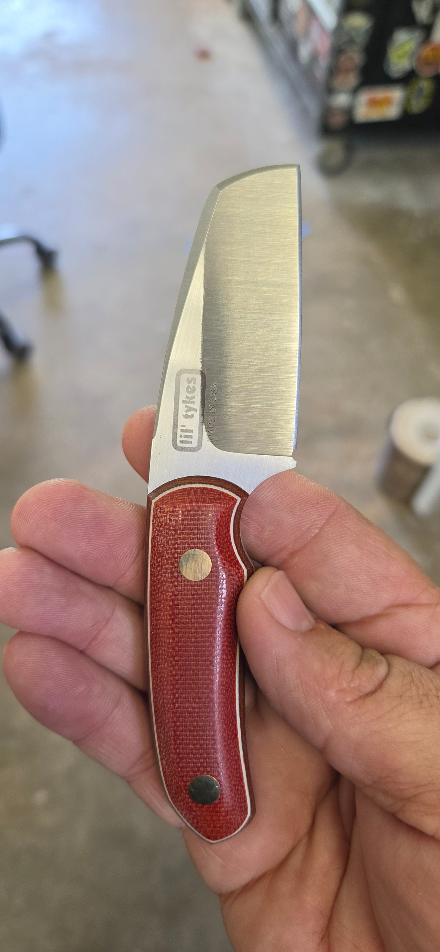 LIL' TYKES Sheepsfoot Red micarta