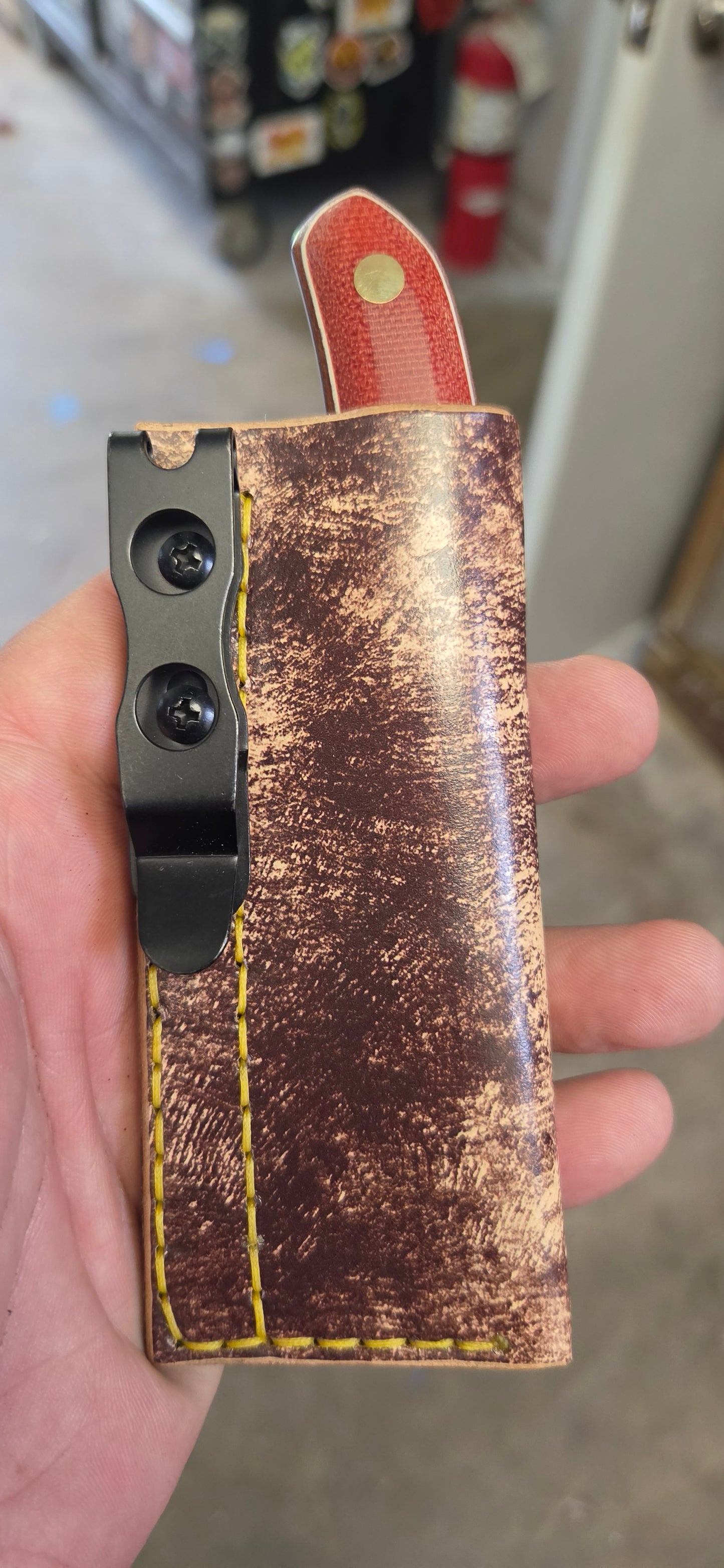 LIL' TYKES Sheepsfoot Red micarta
