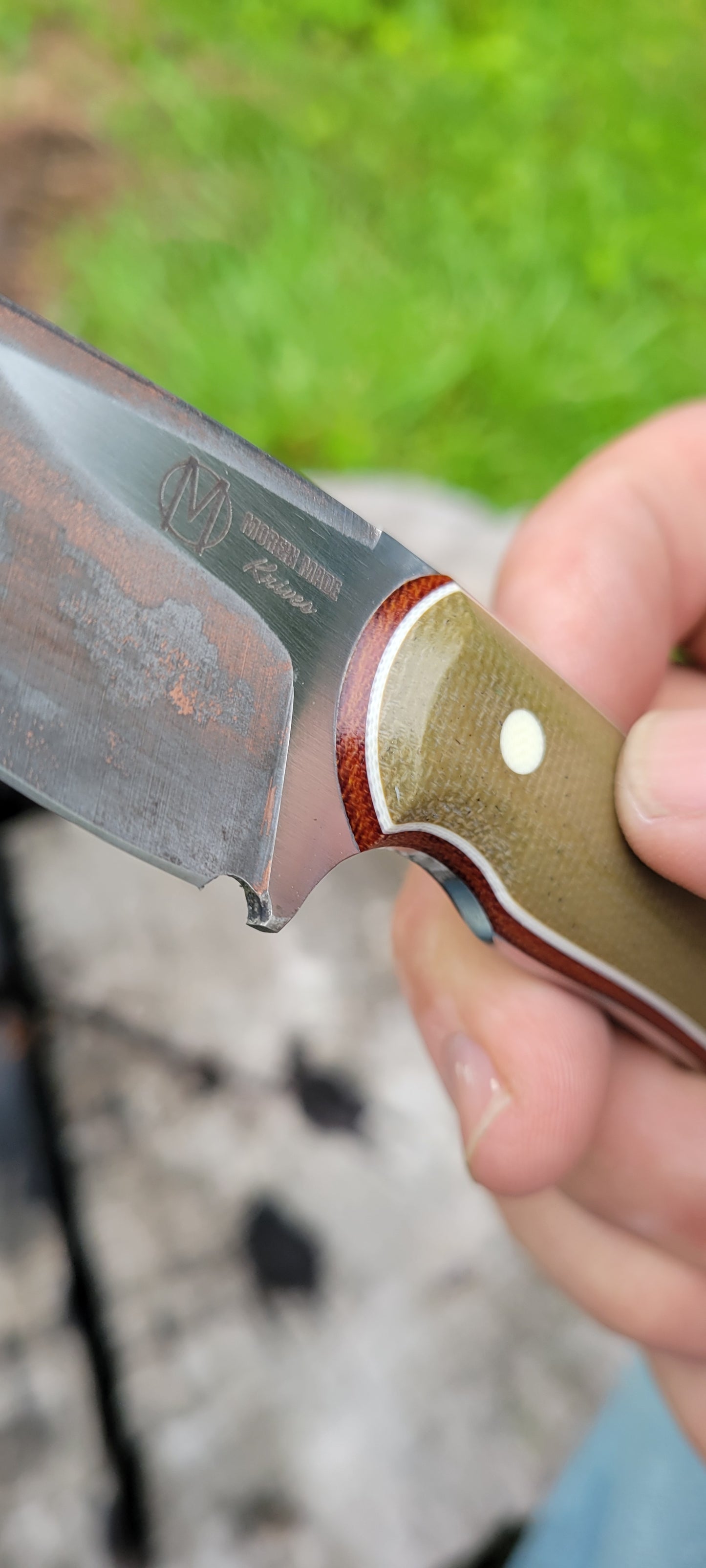 LIL TYKES copper etched one-off drop point