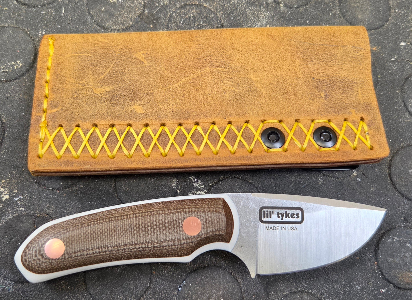 LIL' TYKES OD green micarta