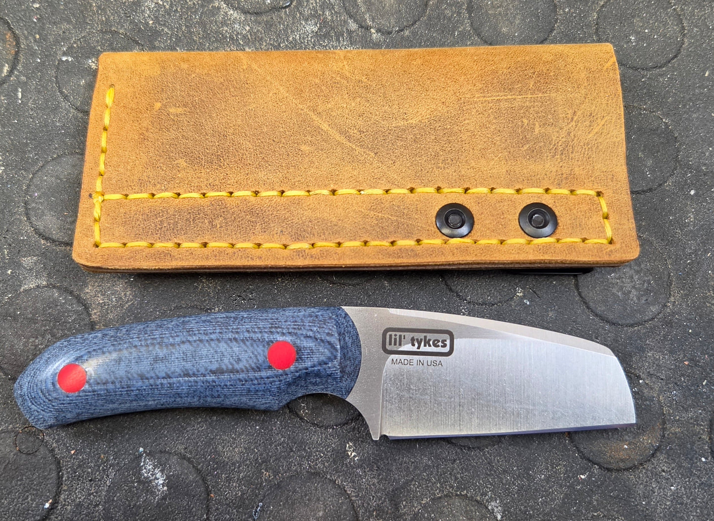 LIL' TYKES blue canvas micarta