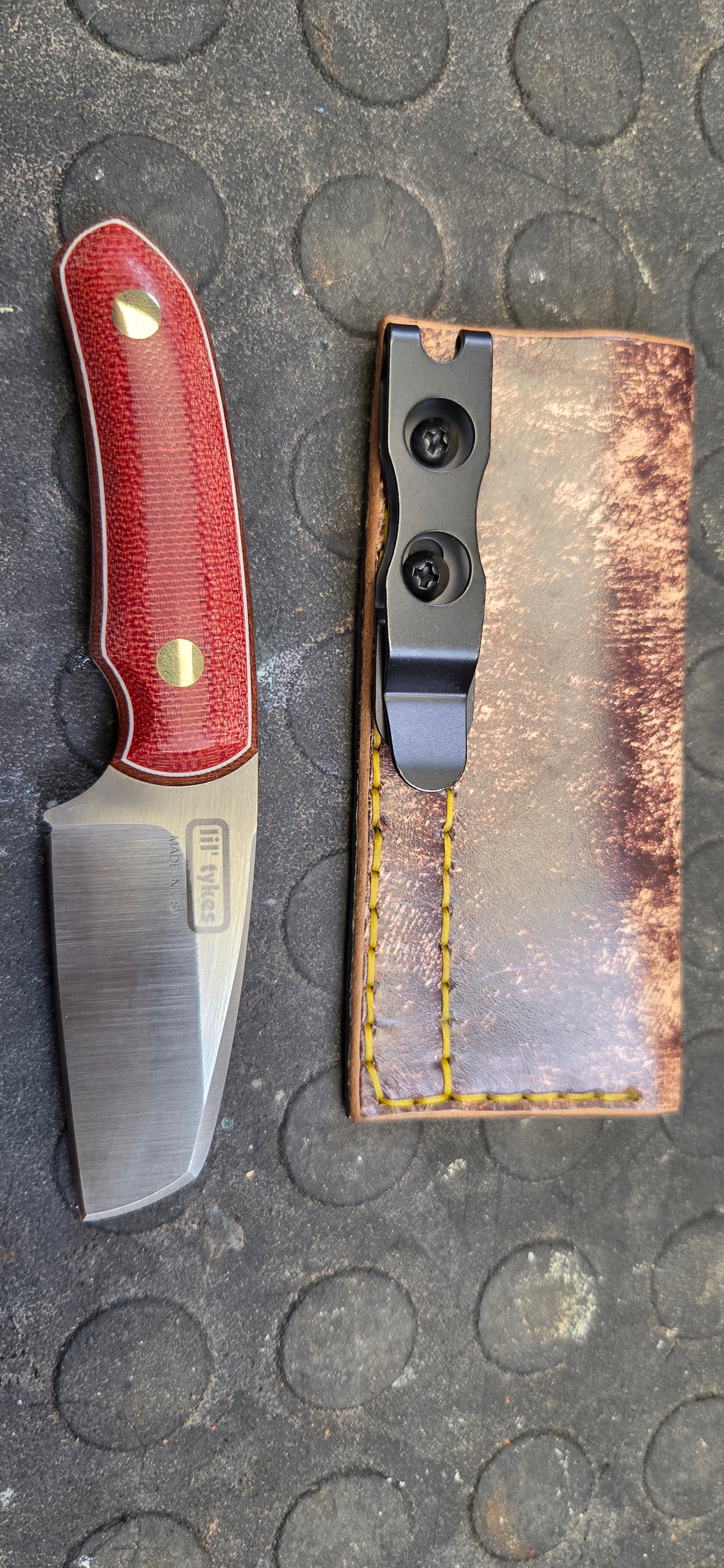LIL' TYKES Sheepsfoot Red micarta